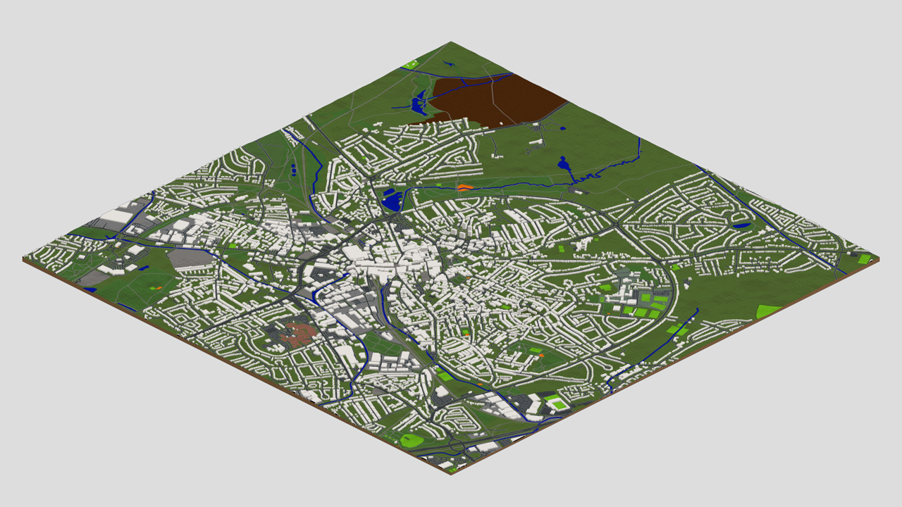 Walsall in Minecraft Walsall in Minecraft